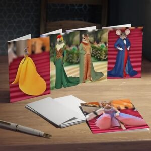 Greeting Cards - Animal Fashion Parade Collection (5-Pack)