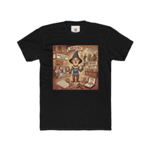Scarecrow Tee — “BRAINS” Scarecrow Illustration