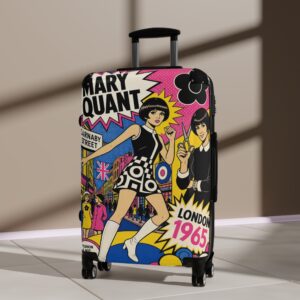 1960s Mod Pop Art Suitcase – Mary Quant Carnaby Street Travel Luggage