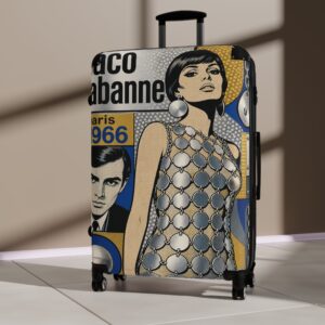 Retro Mod Fashion Suitcase - 1966 Paco Rabanne Pop Art Luggage