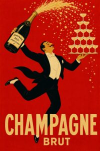 Vodka Moskva - French Deco Poster