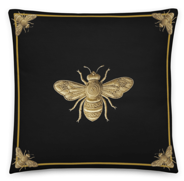 The Laughing Cavalier & the Gilded Bee Pillow