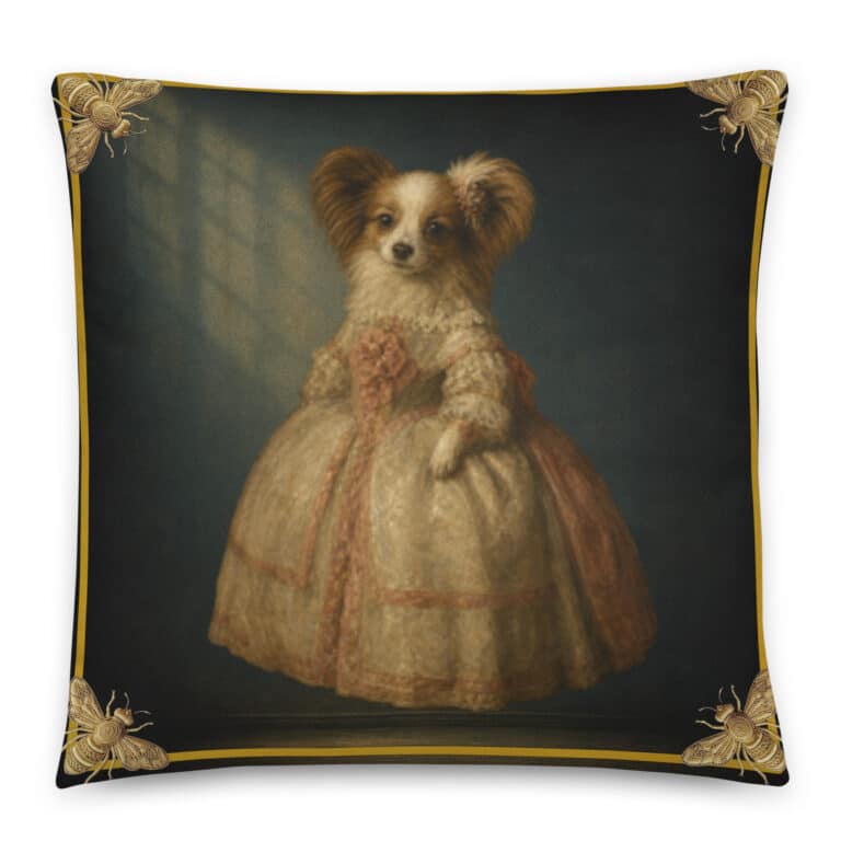 The Little Infanta & the Gilded Bees Pillow