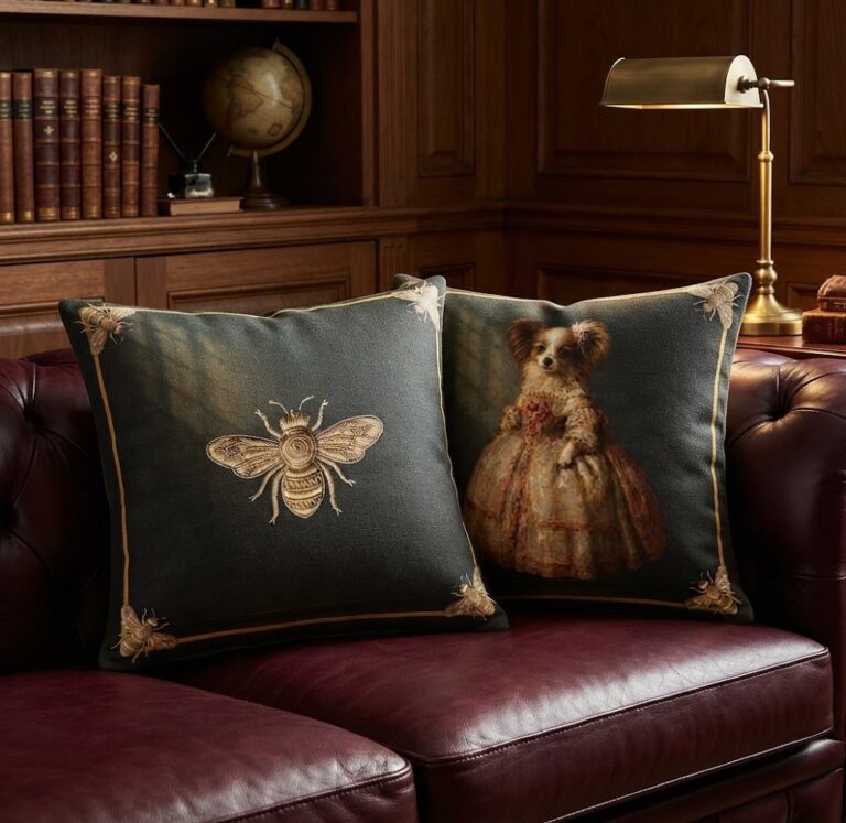 The Little Infanta & the Gilded Bees Pillow