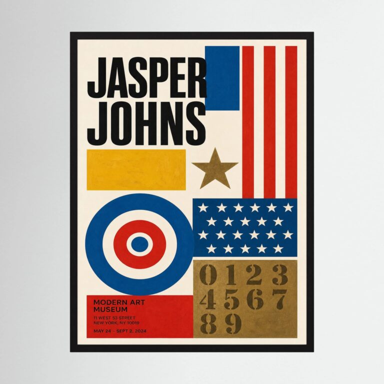 Jasper Johns Ltd Edition Print