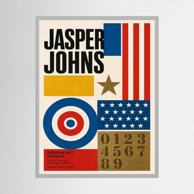 Jasper Johns Ltd Edition Print