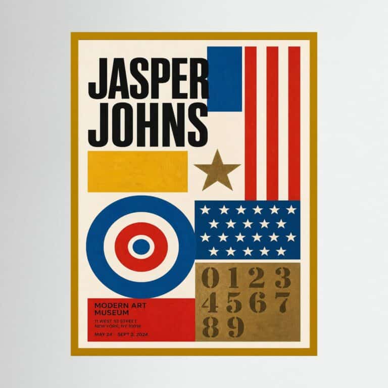 Jasper Johns Ltd Edition Print