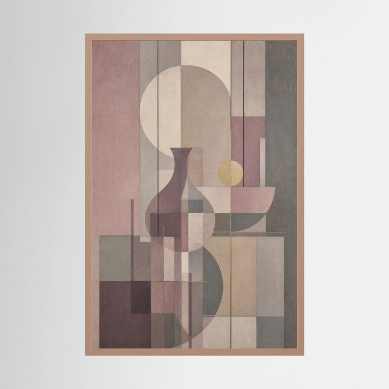 Still Life in Plum and Pale Gold