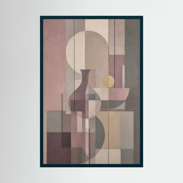 Still Life in Plum and Pale Gold