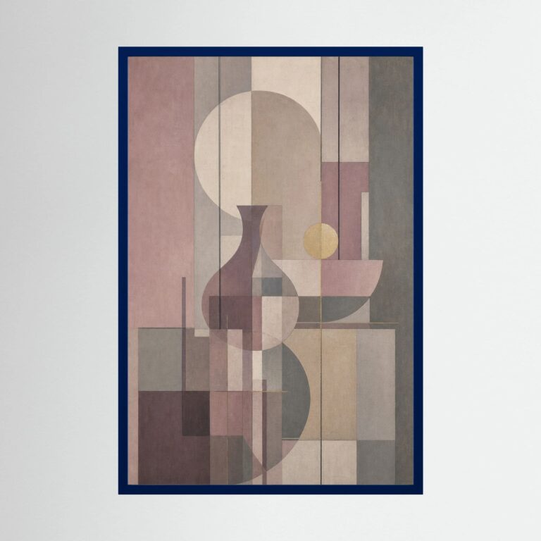 Still Life in Plum and Pale Gold