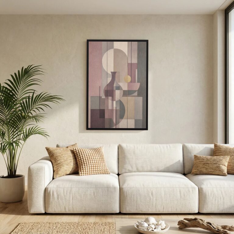 Still Life in Plum and Pale Gold