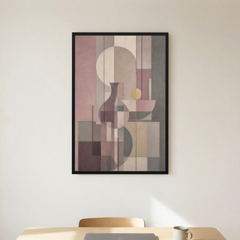 Still Life in Plum and Pale Gold