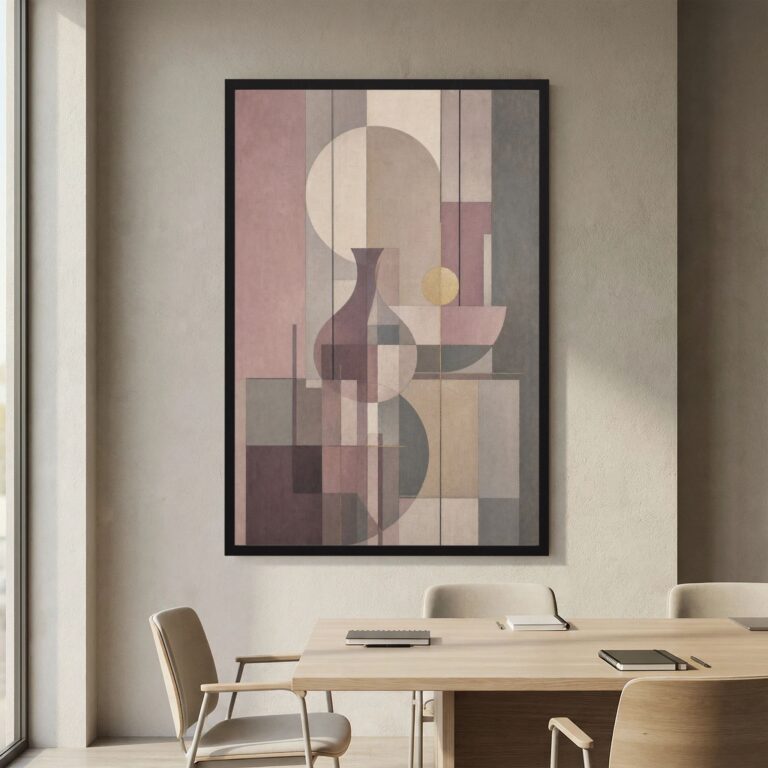 Still Life in Plum and Pale Gold
