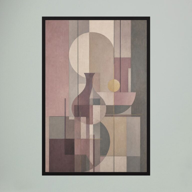 Still Life in Plum and Pale Gold