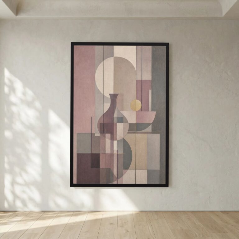 Still Life in Plum and Pale Gold