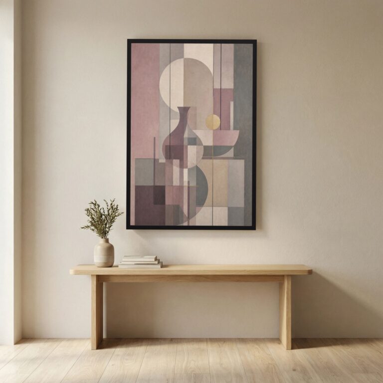Still Life in Plum and Pale Gold