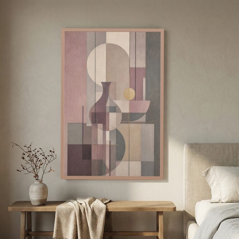 Still Life in Plum and Pale Gold