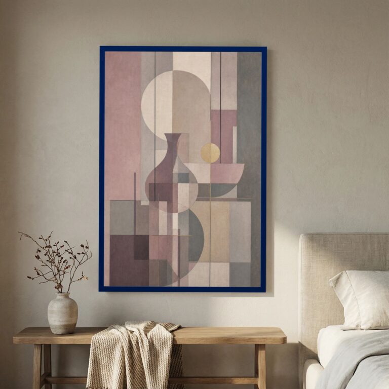 Still Life in Plum and Pale Gold