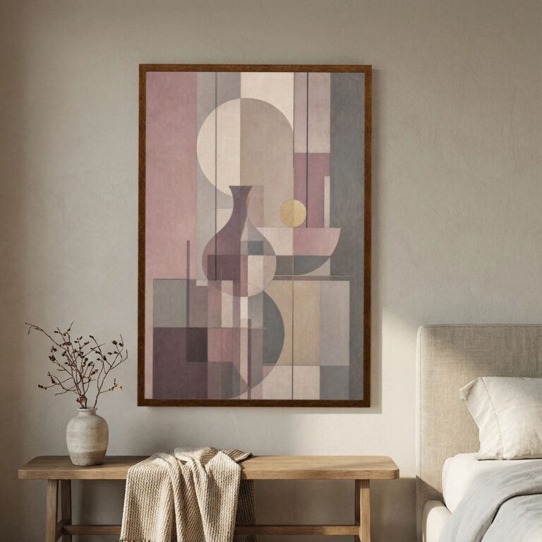 Still Life in Plum and Pale Gold