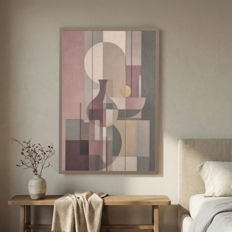 Still Life in Plum and Pale Gold