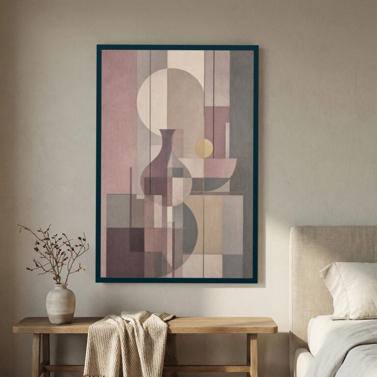 Still Life in Plum and Pale Gold