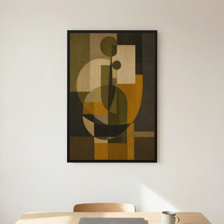 Still Life in Olive and Ochre