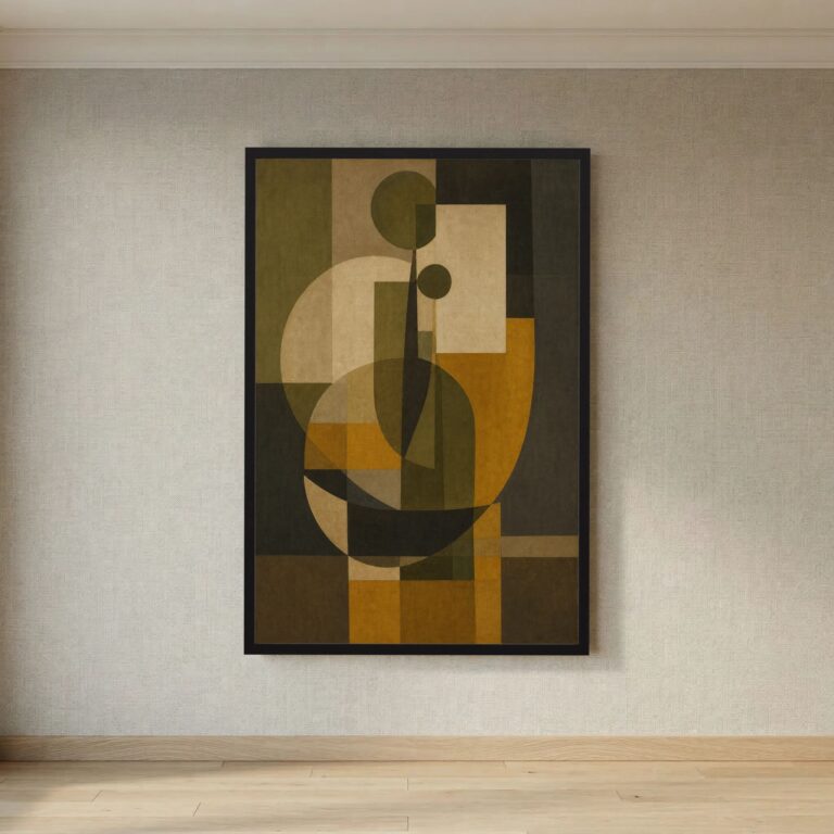Still Life in Olive and Ochre