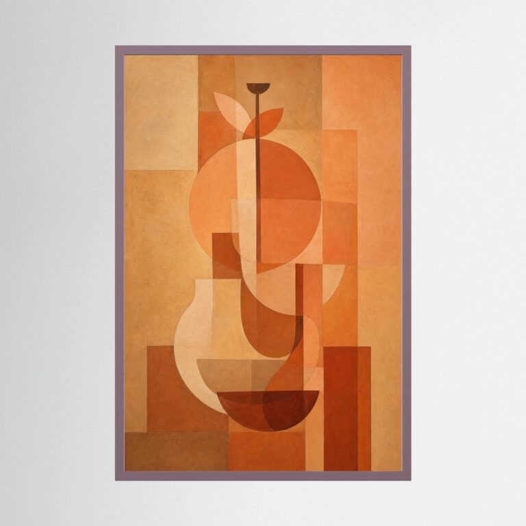 Vase Study in Terracotta and Late Light