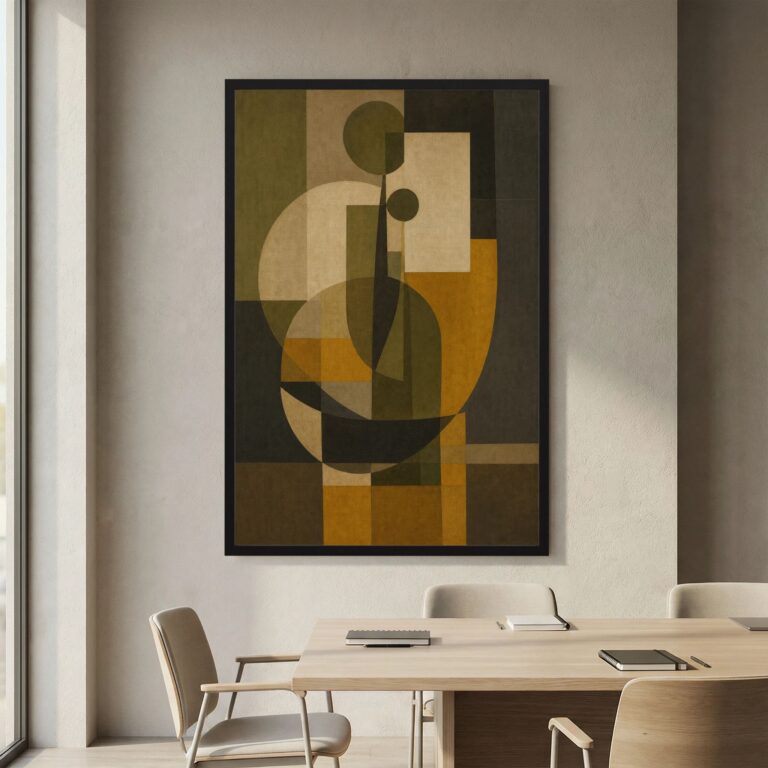 Still Life in Olive and Ochre
