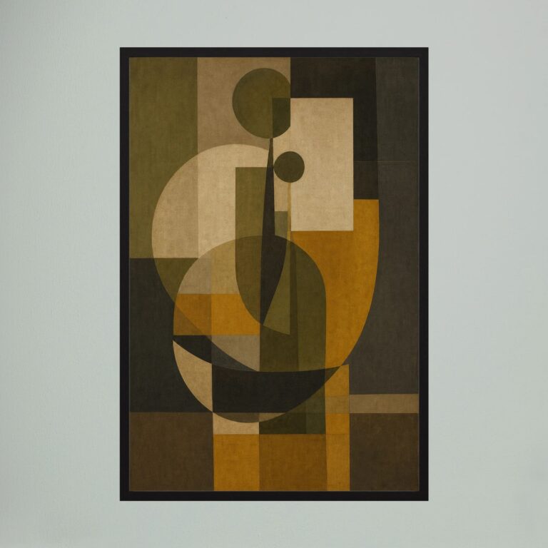 Still Life in Olive and Ochre