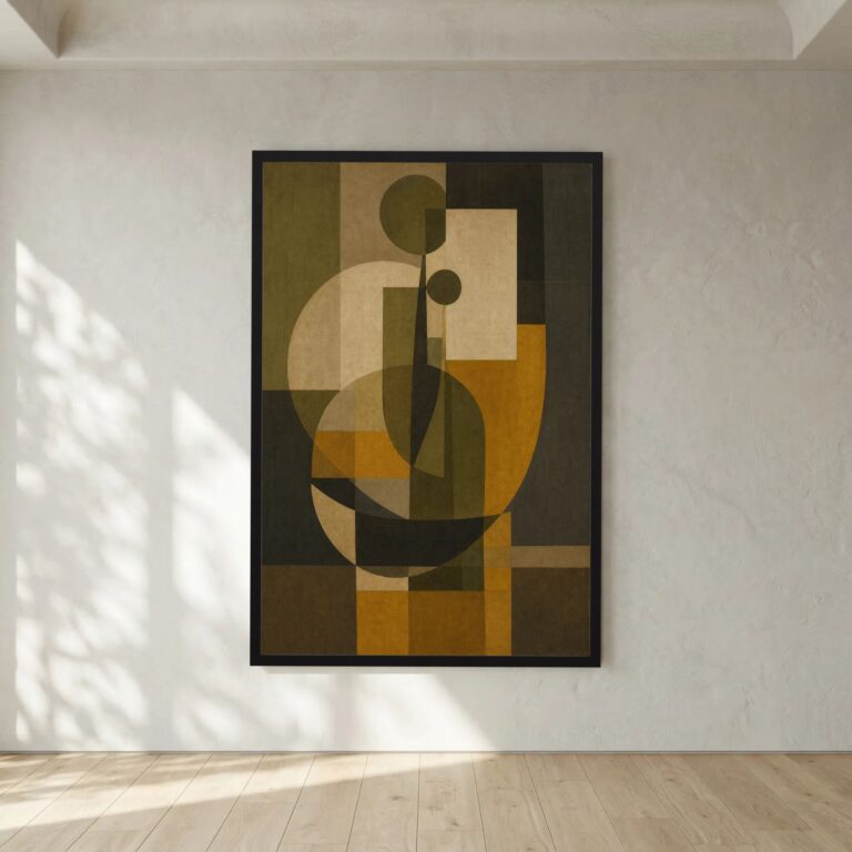 Still Life in Olive and Ochre