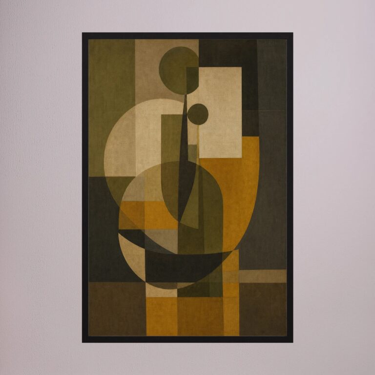 Still Life in Olive and Ochre