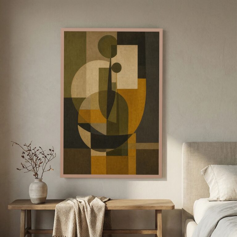 Still Life in Olive and Ochre