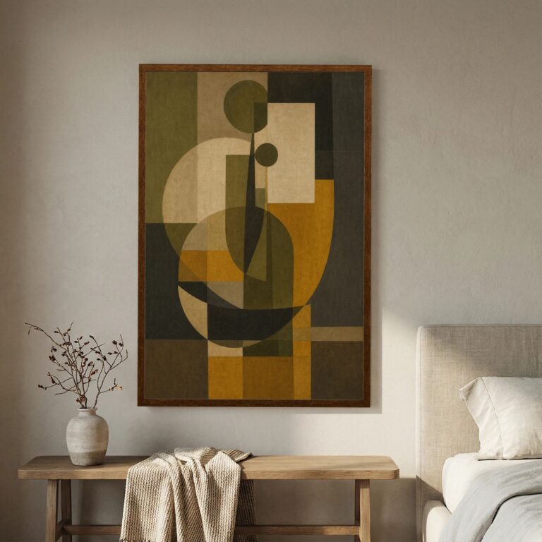 Still Life in Olive and Ochre