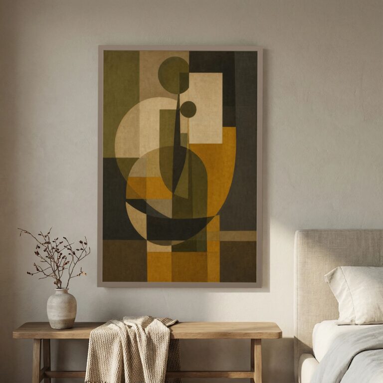 Still Life in Olive and Ochre