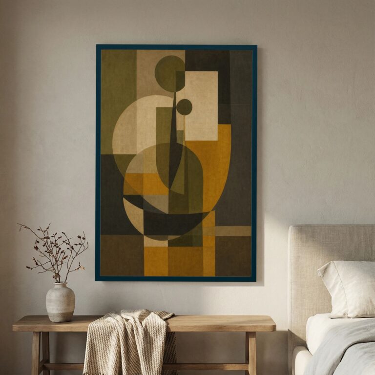 Still Life in Olive and Ochre