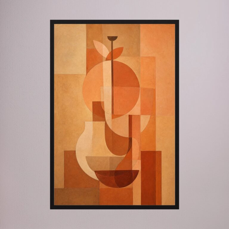 Vase Study in Terracotta and Late Light