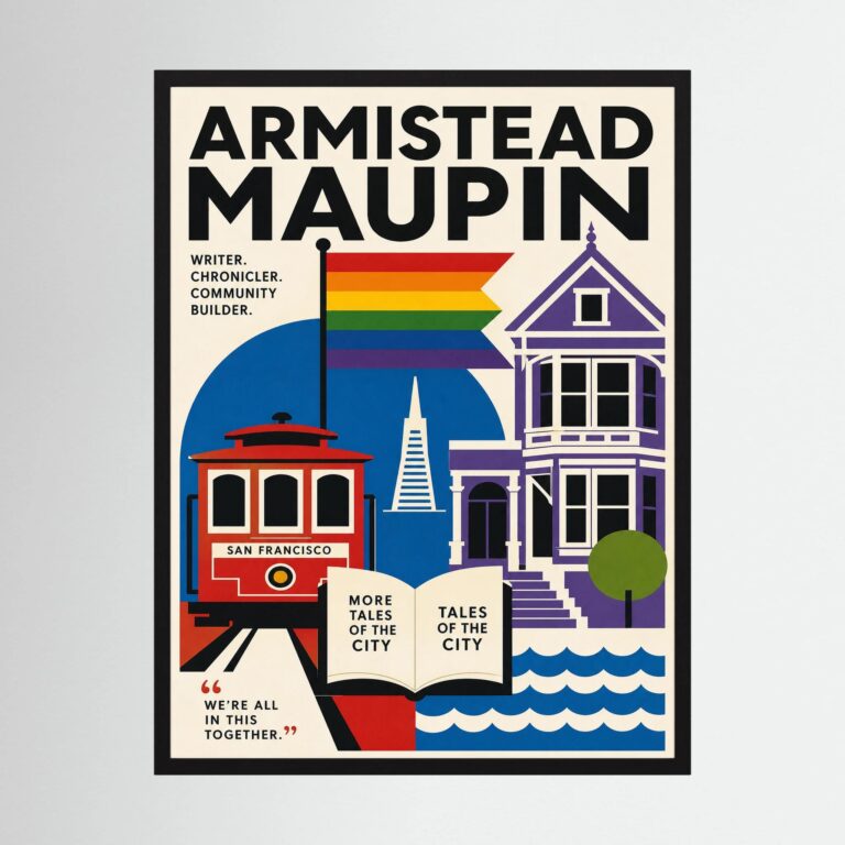 Armistead Maupin Ltd Edition Print