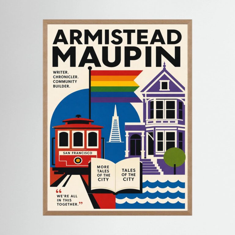 Armistead Maupin Ltd Edition Print