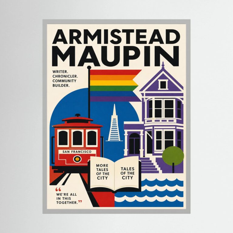Armistead Maupin Ltd Edition Print