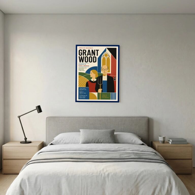 Grant Wood Ltd Edition Print