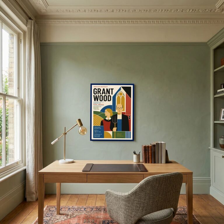 Grant Wood Ltd Edition Print