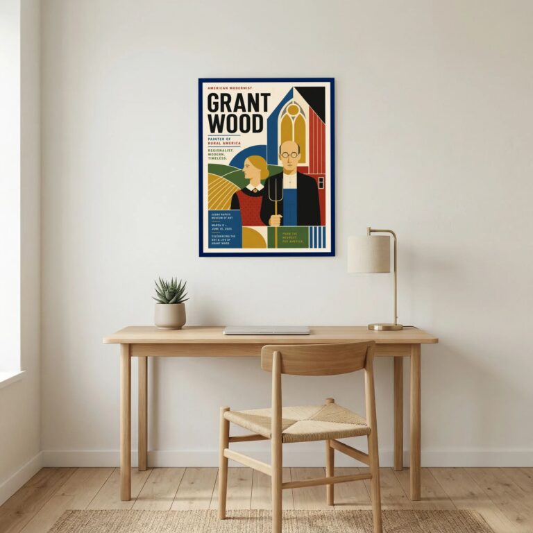 Grant Wood Ltd Edition Print