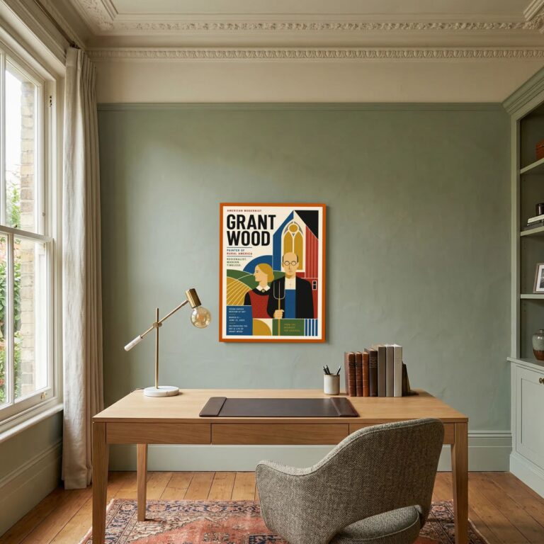 Grant Wood Ltd Edition Print