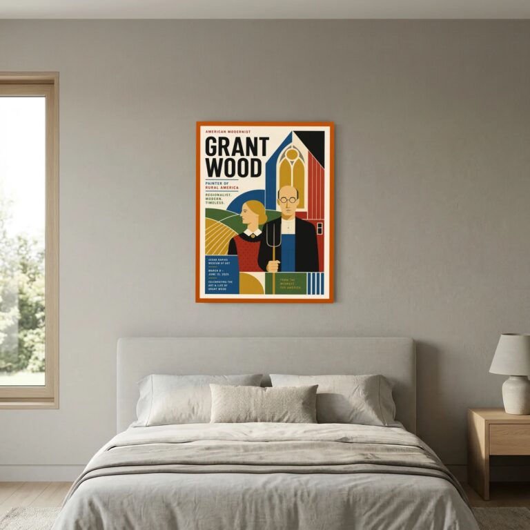 Grant Wood Ltd Edition Print