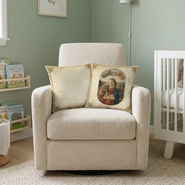 The Rabbit Magnificat & the Gilded Bees Pillow - Angelic Dreamz